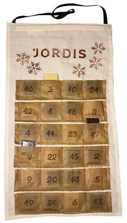 Čokoláda Jordis Adventní kalendář 24 x 4 g