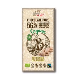 Chocolates Solé - 56% bio čokoláda se zázvorem