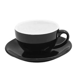 Šálek na cappuccino Kaffia 170ml - černá