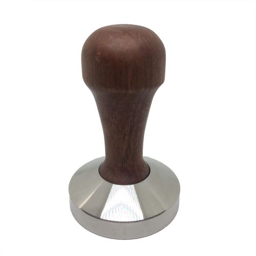 Tamper 57mm flat ořech