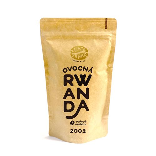 Káva Zlaté Zrnko - Rwanda - "OVOCNÁ"