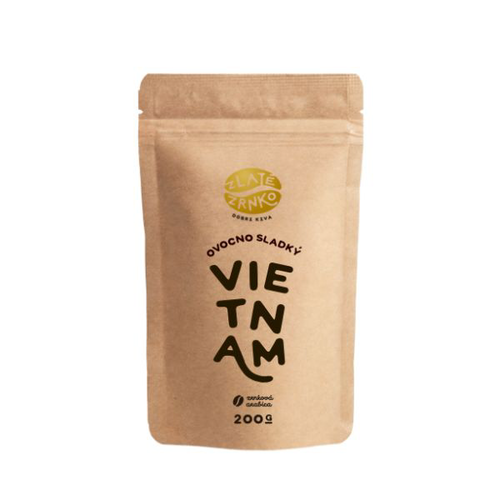 Káva Zlaté Zrnko - Vietnam "FINE ROBUSTA" 200g od slovenského farmáře