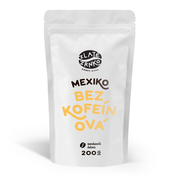 Zlaté Zrnko - Decaf Mexiko 200g (Bezkofeinová káva 100% arabika)