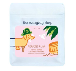 The Naughty dog PIRATE RUM barrel coffee - geisha 200g