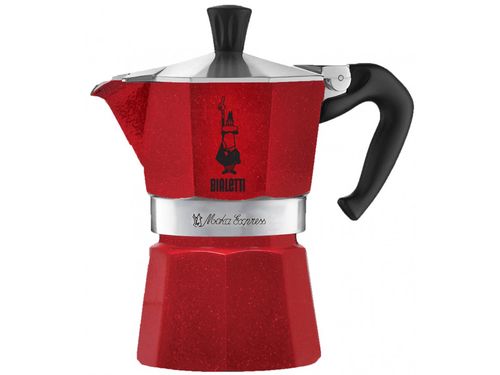 Bialetti Moka Express červená 6 porcí