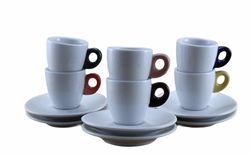 Mugs GIACINTO COLORE Caffè - SET 6 ks 65 ml