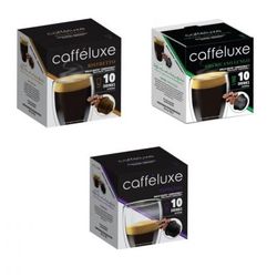 Mix káv Caffeluxe (Ristretto, Espresso, Lungo) - 30 kapslí pro Dolce Gusto