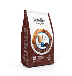 Dolce Vita BISCOTTONE - 10 kapslí pro Nespresso kávovary