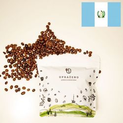 Guatemala Huehuetenango, zrnková káva, 100% Arabica