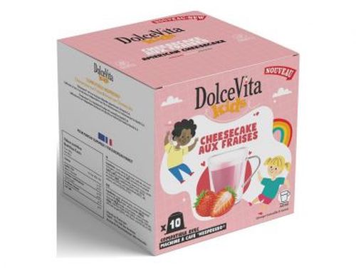 Dolce Vita FRAGOLOSA (JAHODOVÝ MLÉČNÝ ŠEJK) - 16 kapslí pro Dolce Gusto kávovary