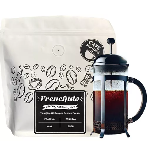 Zrnková káva Frenchído: Na french press