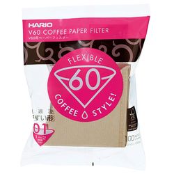 Hario Misarashi papírové filtry V60-01 hnědé