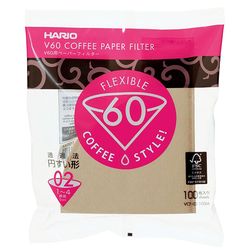 Hario Misarashi papírové filtry V60-02 hnědé