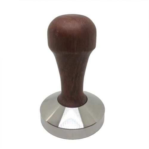 Tamper 53mm flat ořech