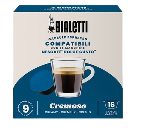 Kapsle Bialetti Dolce Gusto Cremos 16 ks