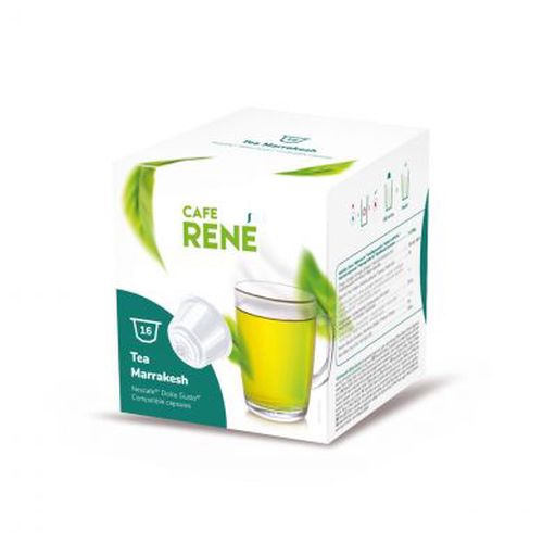 Café René Tea Marrakesh (Zelený mátový) - 16 kapslí pro Dolce Gusto