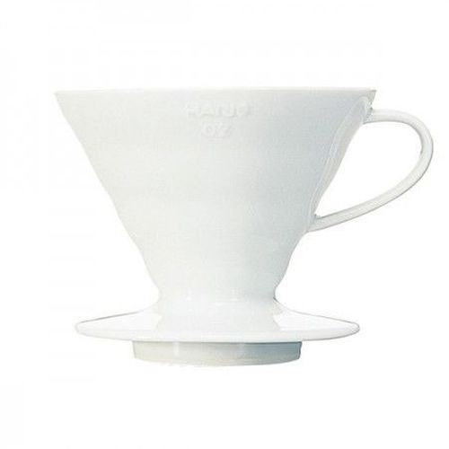 Hario dripper V60-02 keramický - bílý (VDC-02W)