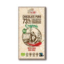 Chocolates Solé - 73% bio čokoláda s chilli
