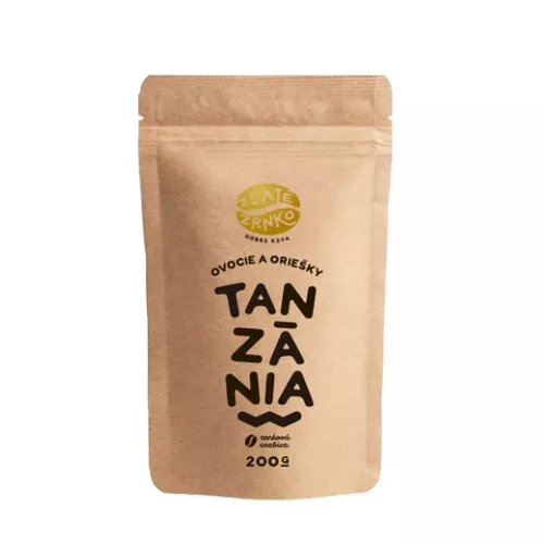 Káva Zlaté Zrnko – Tanzanie – „Ovoce a Oříšky“