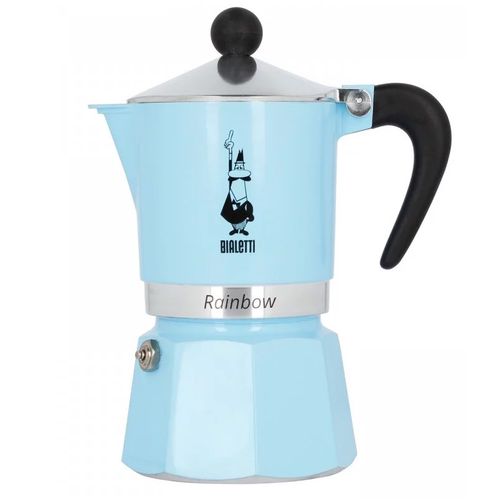 Bialetti Rainbow 3 modrá moka konvice