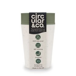 Kelímek Circular Cup (rCup) Cream and Green 227ml