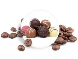 BELGICKÉ PRALINKY zrnková ochucená káva