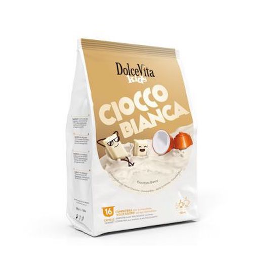 Dolce Vita CIOCCOBIANCA (HORKÁ BÍLÁ ČOKOLÁDA) - 16 kapslí pro Dolce Gusto