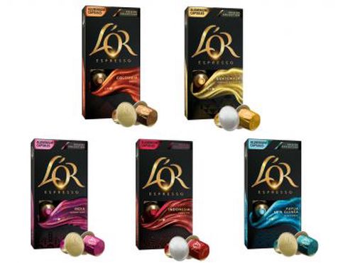 Origins balíček L'OR - 50 Kapslí pro Nespresso kávovary
