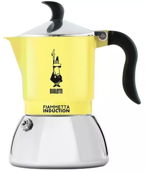 Bialetti Moka Induction Fiammetta -  2 šálky žlutá NEW