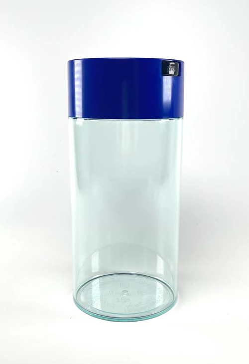 Vakuová dóza Tightvac 680g - průhledná + modrá